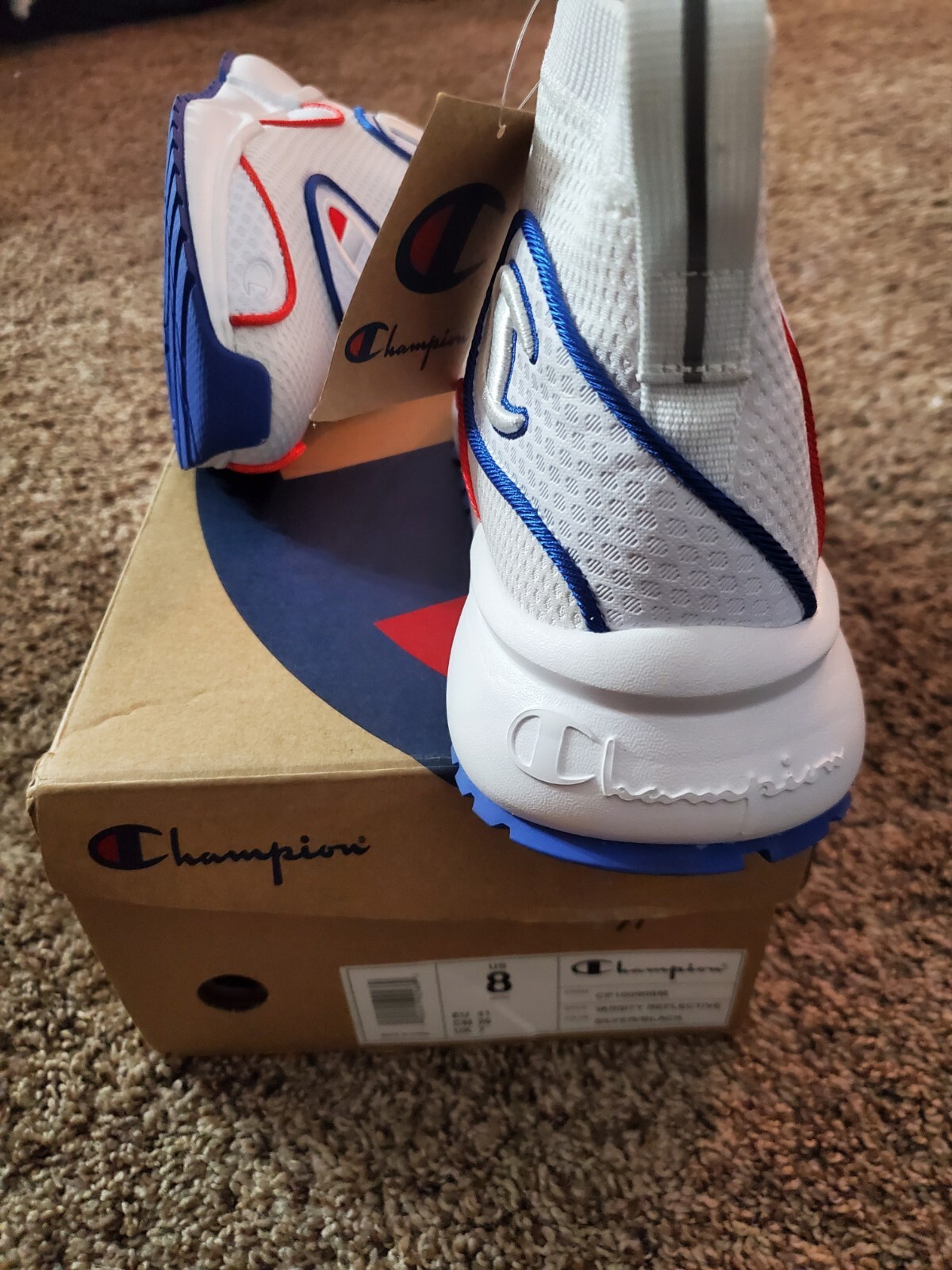 New Champion Women’s Rf 21 Mid Fashion Casual Sneakers US Left Size 8 Right 7