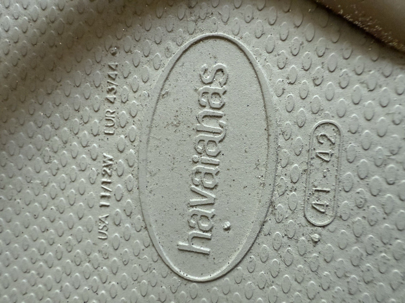Havaianas Slim Iridescent Golden Sand w/Matching Gold Straps EU41-42 – NEW