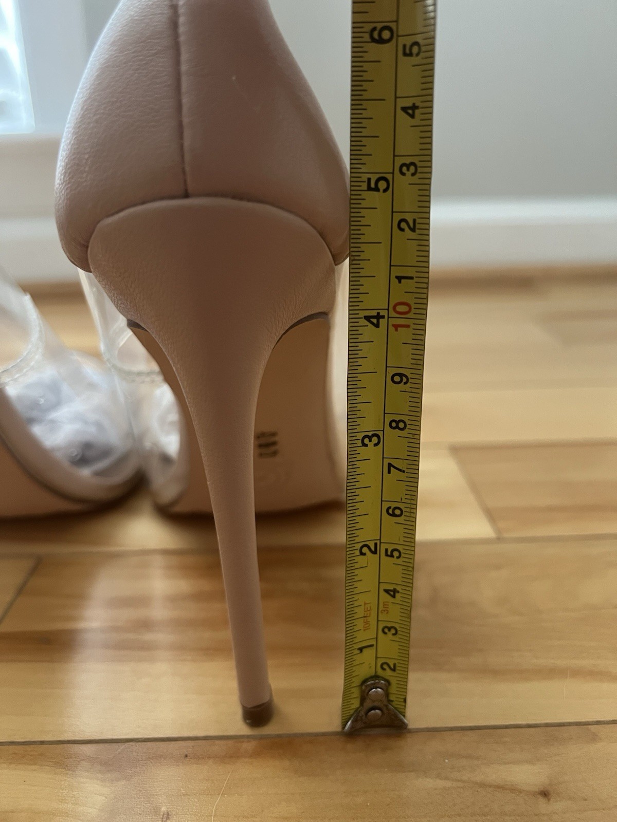 Chinese Laundry Nude Clear 4” Heels (Ladies’ Size 10) – New In Box!