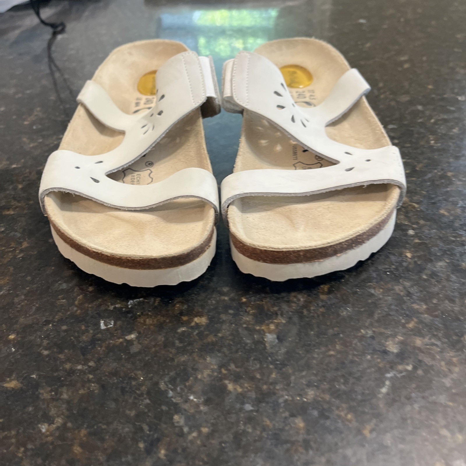 Betula Birkenstock Bone Slide Sandals Made in Germany Women’s Size 37