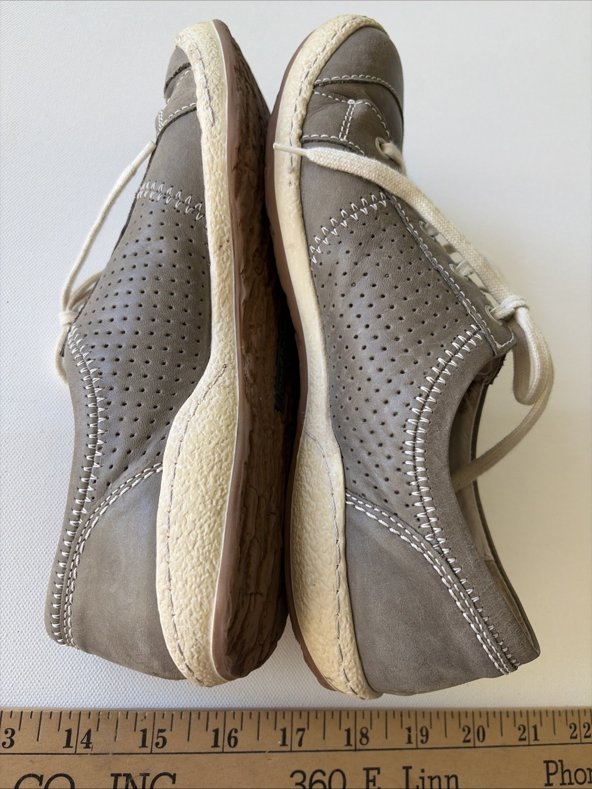 Josef Seibel Women’s Caspian Sneakers Brownish Gray Size EU 39 US 8.5