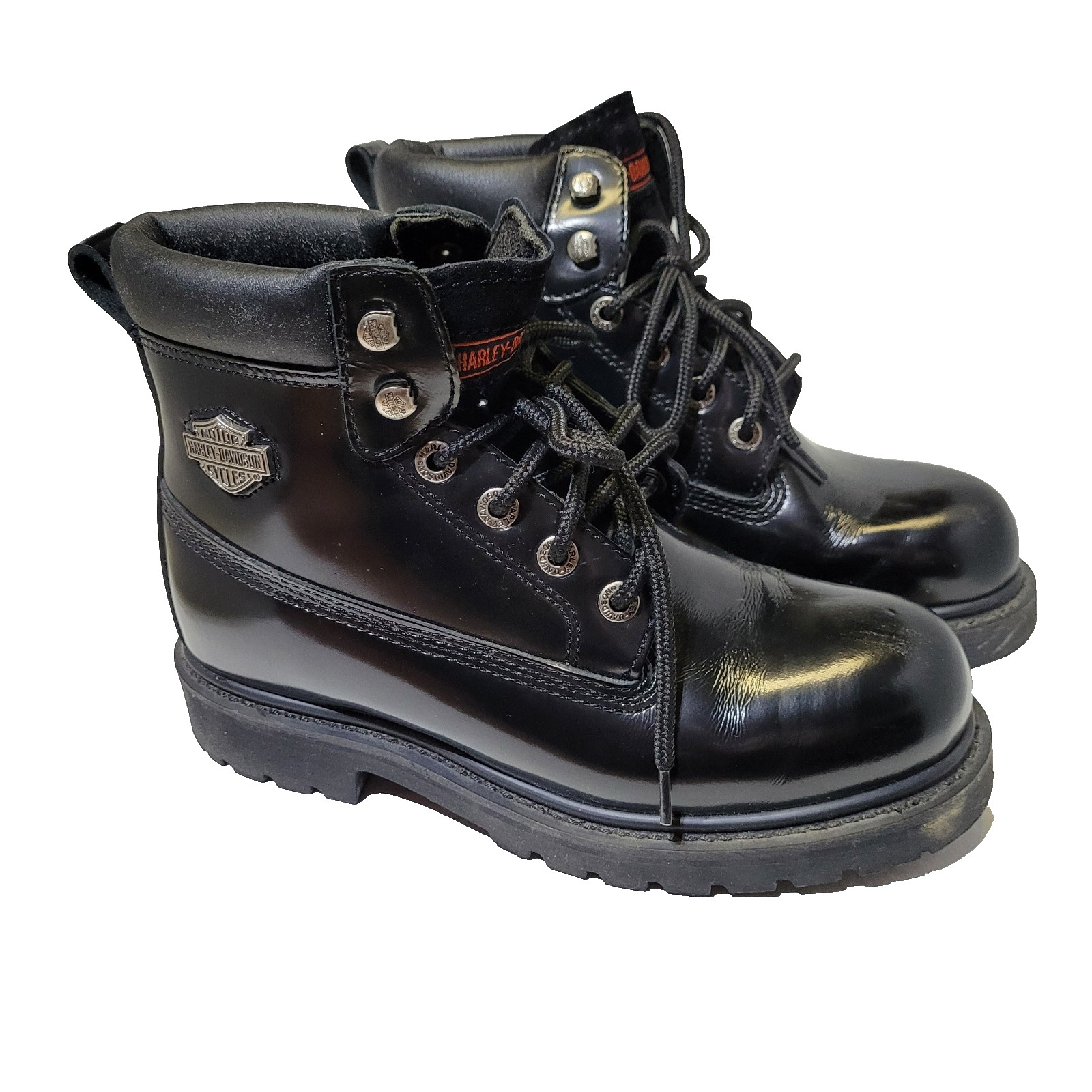 Harley Davidson Motorcycle Boots Black Women 7.5