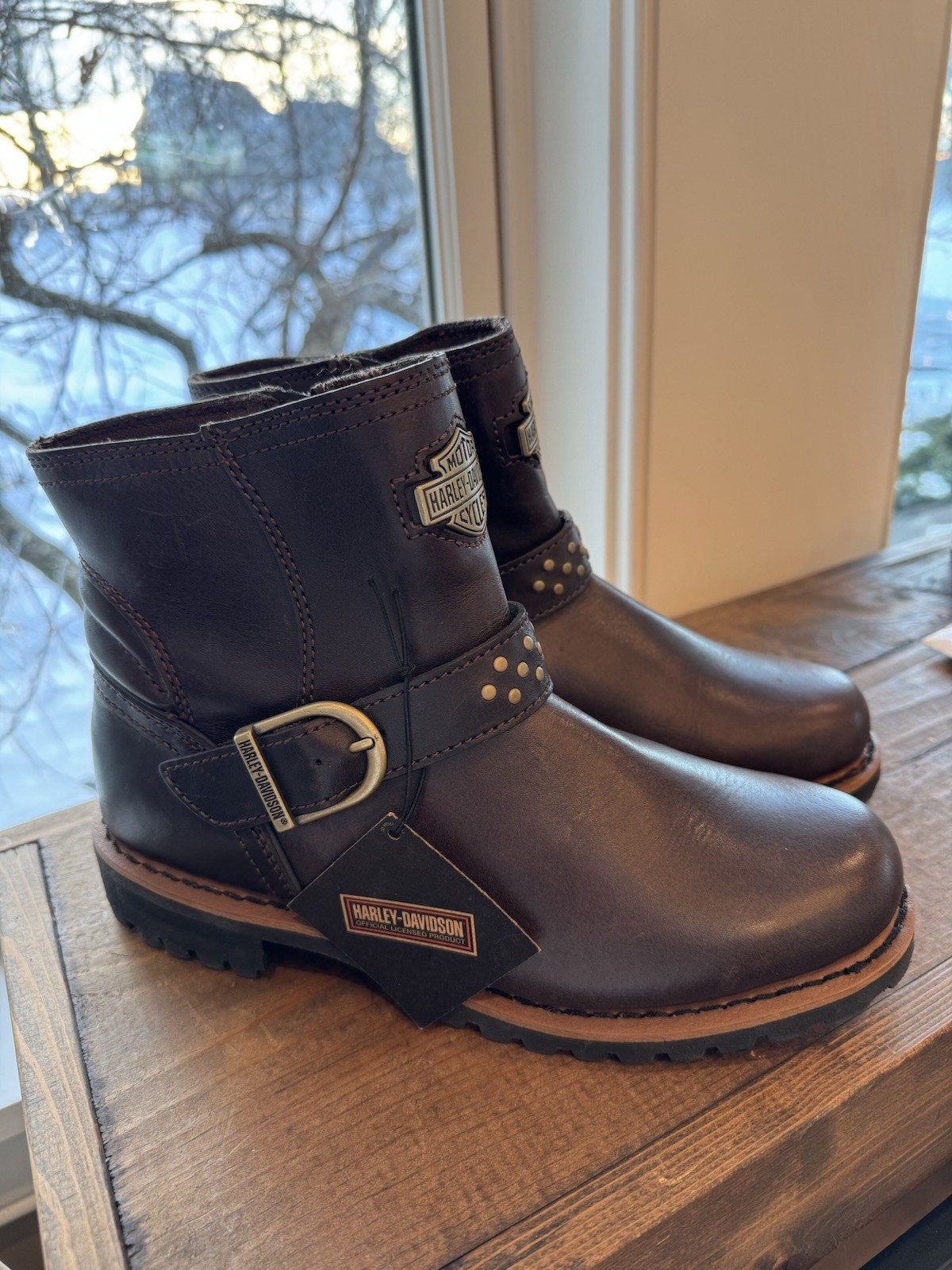 NEW Harley-Davidson Women’s Brantley 5-Inch Leather Motorcycle Boots D87145