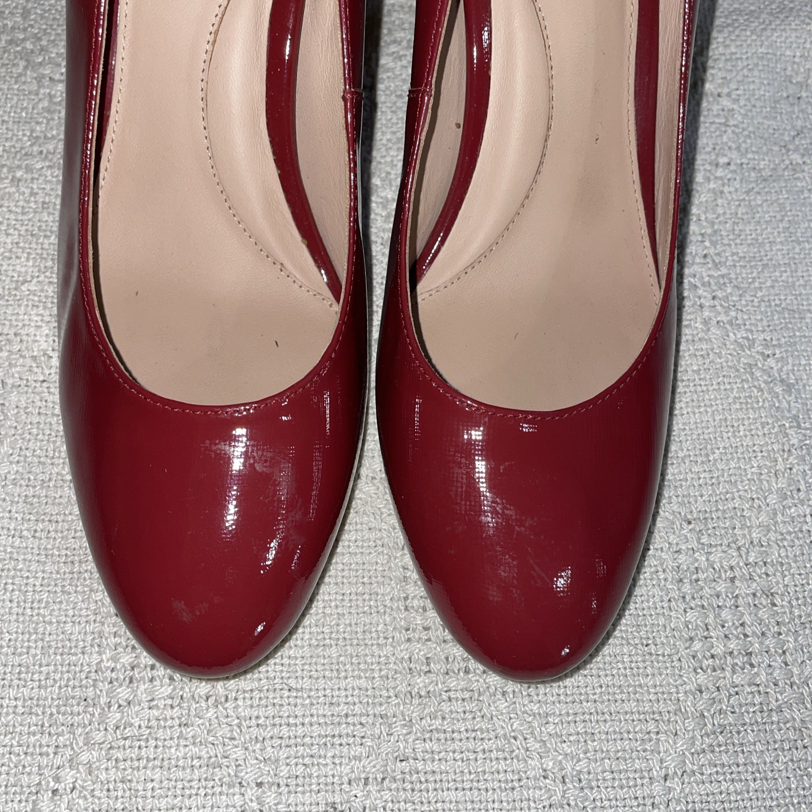 Cole Haan Grand Womens Dress Pumps Size 6.5 B Red Leather Business Formal City
