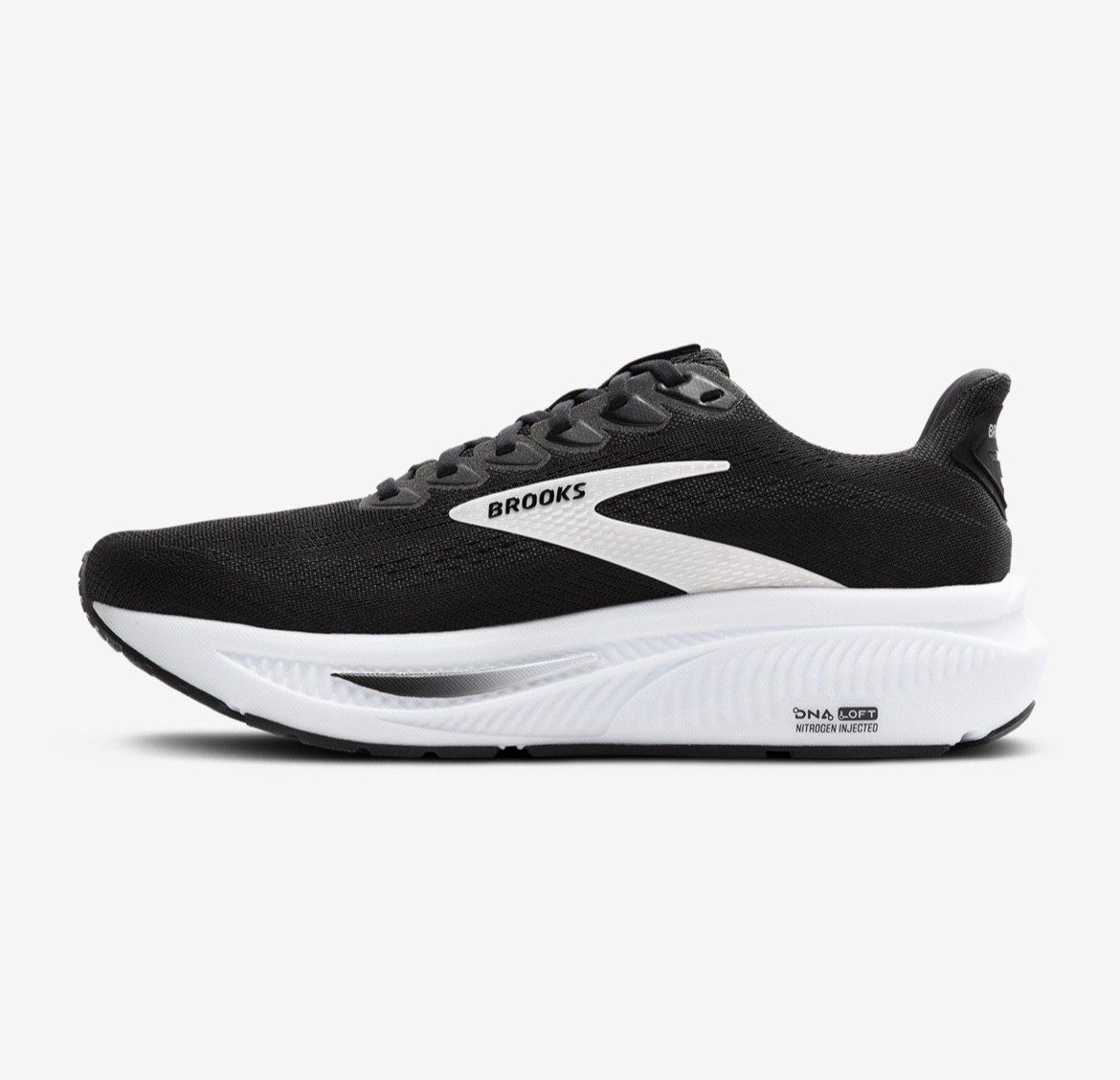 Brooks Ghost 17 120431 1B 090 black/white womens running sneaker NWB