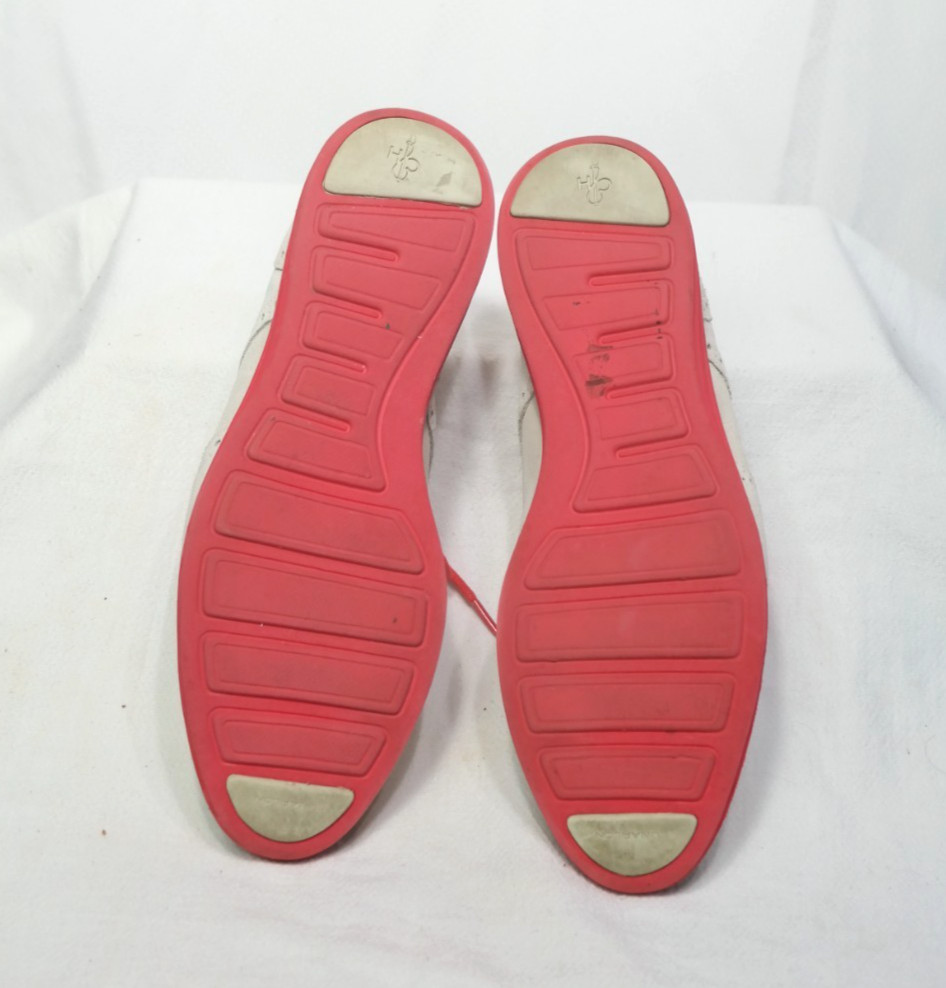 Cole Haan Lunargrand Wingtip Oxford Suede Shoes Womens 8B Gray Pink