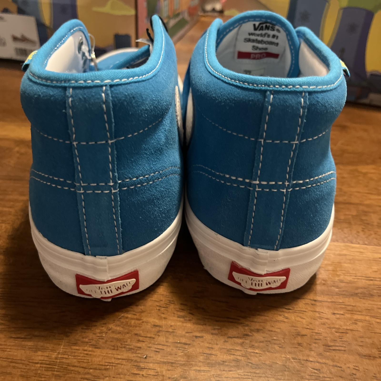 Vans Sneakers x The Simpsons Chukka Pro El Barto Blue Women Size 8.5 Men 7 New