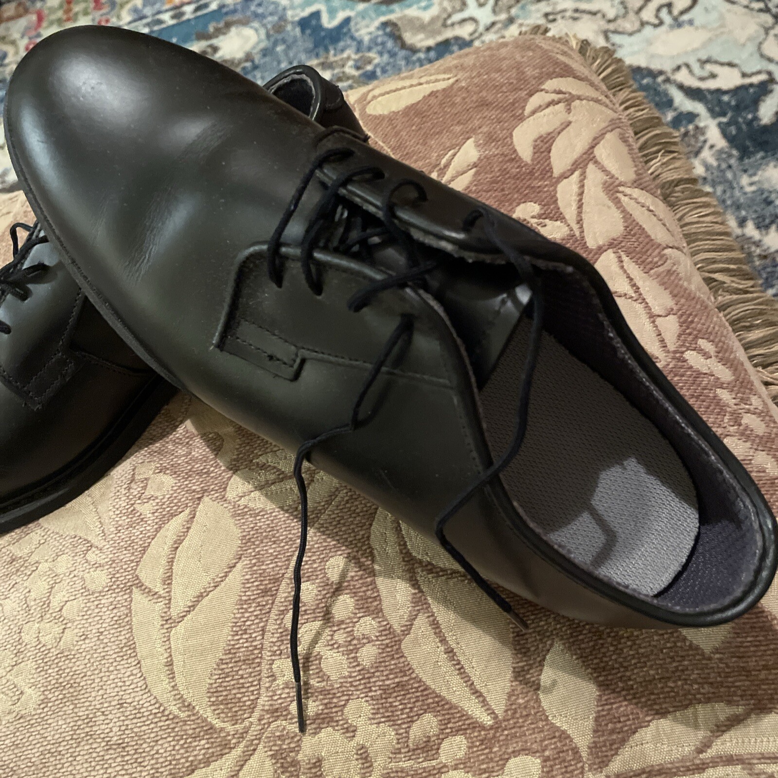 United States Navy women’s Shoes Size 8 1/2 black Vibram Oil resisting
