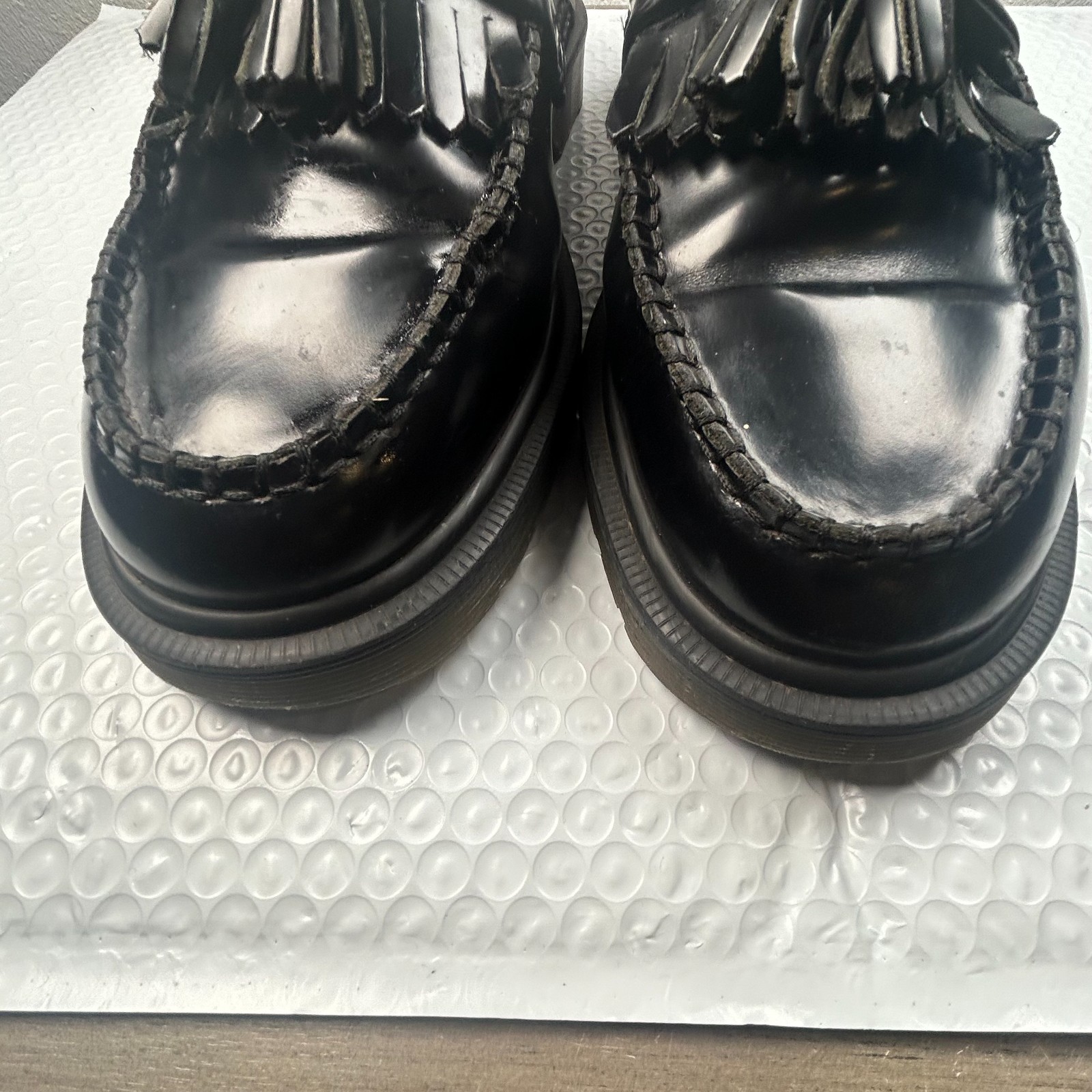 Dr. Martens Adrian Kilite Tassel Loafers Black Leather Men’s US 8 UK 7 EU 41