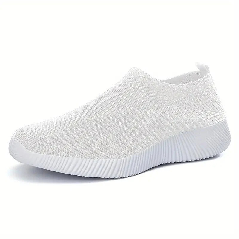 Women Slip On Walking Shoes Breathable Mesh Sneakers Lightweight Comfort