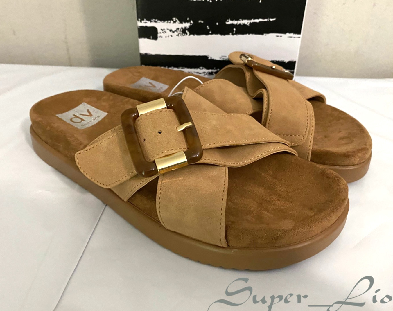 NEW DV by Dolce Vita Women’s USHA Lightweight Suede Sandals – PICK SIZE – TAN