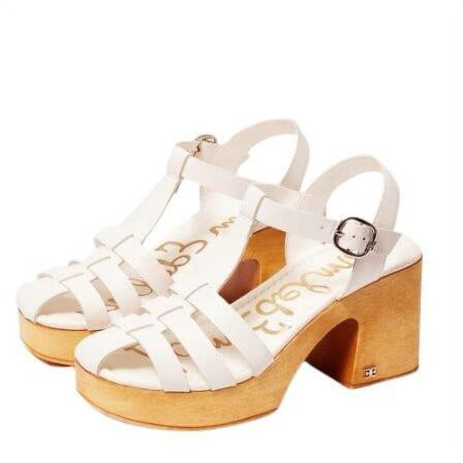 NEW Sam Edelman Margritte Multi Straps Buckle Ankle Block Heel Platform Sandal