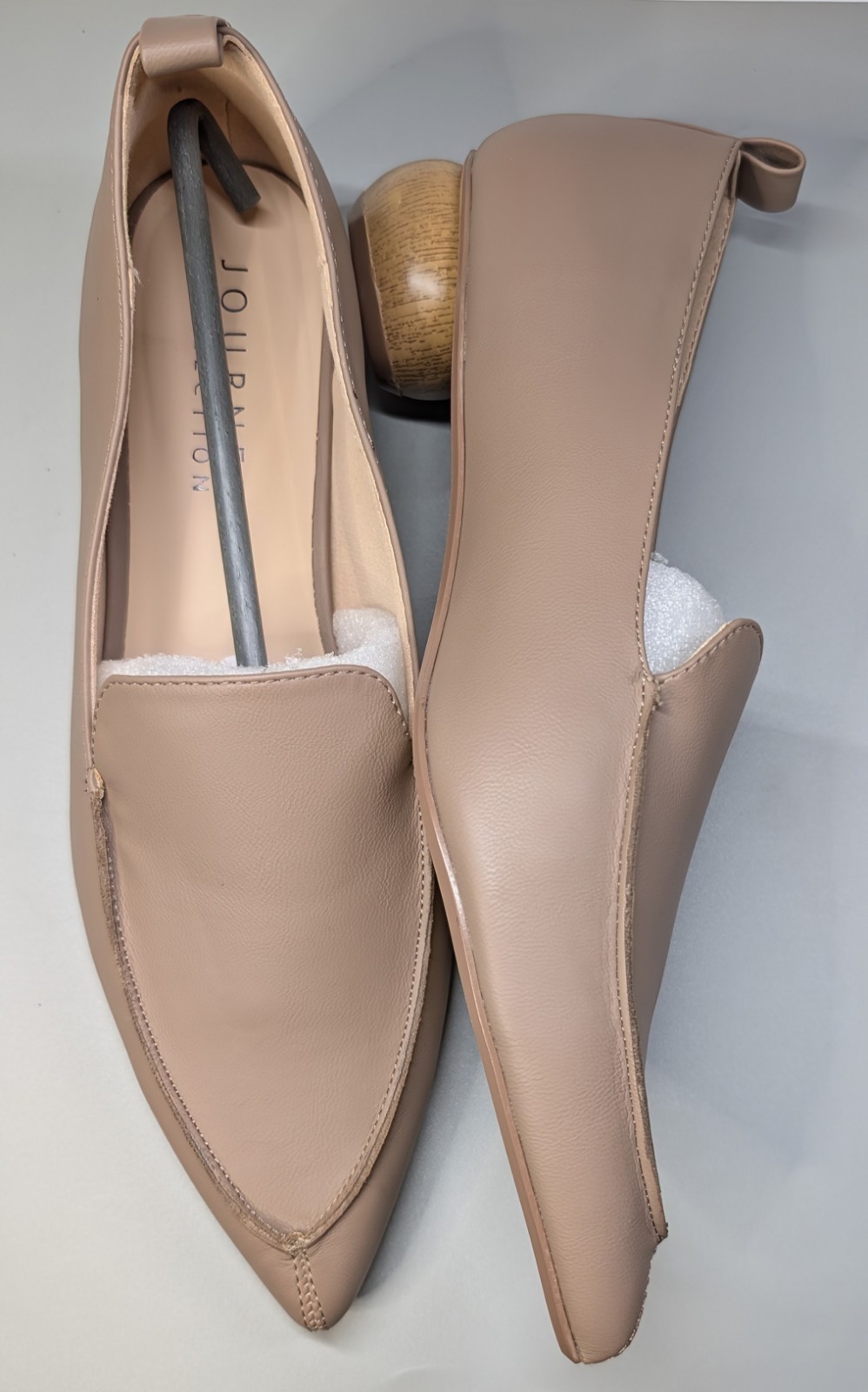 Journee Collection Women Maggs Ball Heel Fun Capsule Piece Pointed Toe 9.5