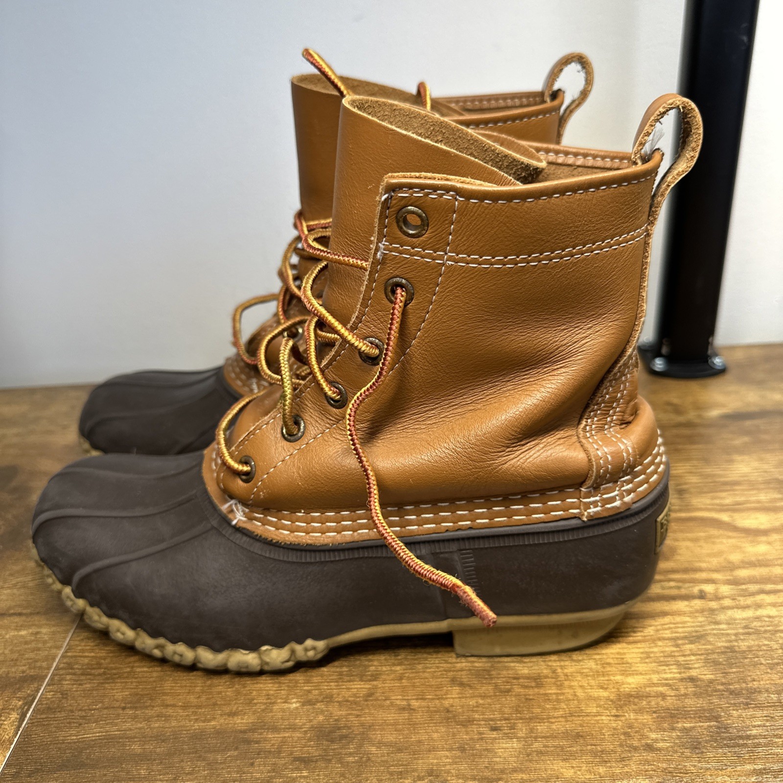Vintage LL Bean Women’s Unlined Maine Hunting Shoe Duck Boots USA Made Size 9