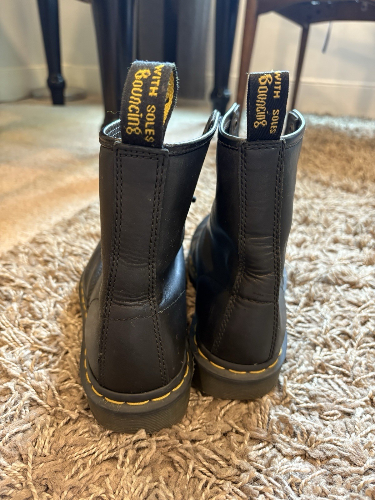 Dr. Martens Women’s Lace Up Boots Black US 6 EU 38