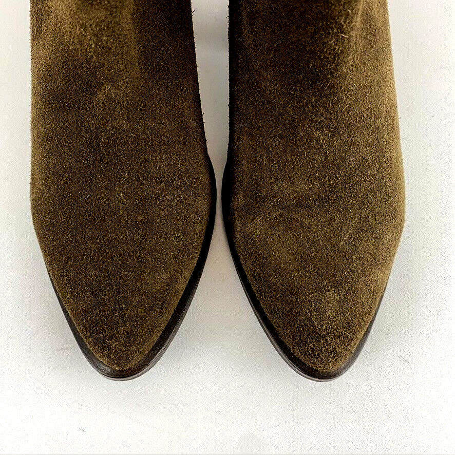 Steve Madden Womens Size 8.5 Prezzie Boots Brown 100% Leather Suede Boho