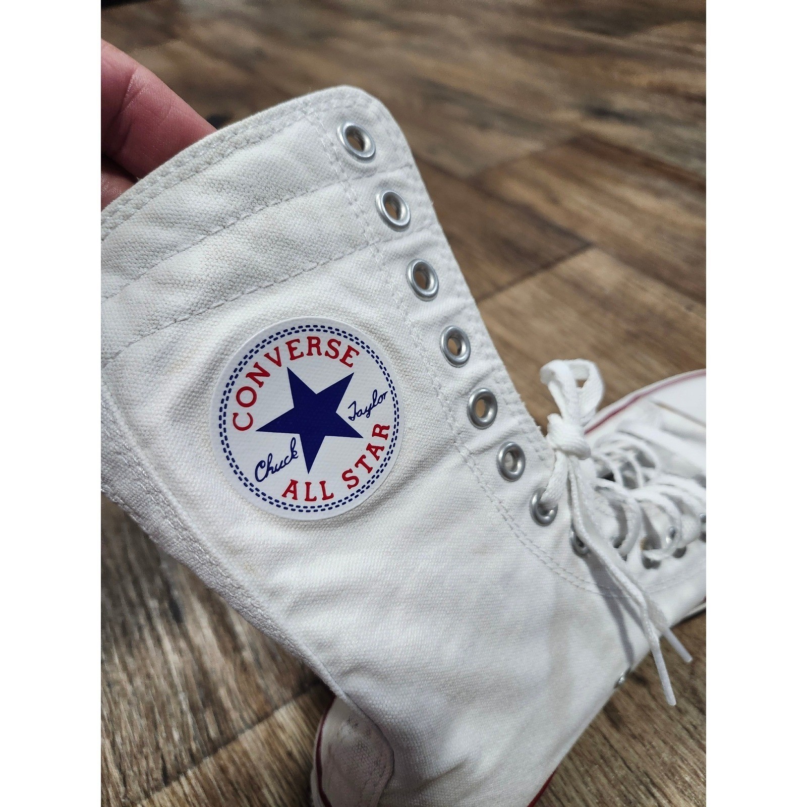 Vtg Converse Chuck Taylor All Star X-Hi Fold Down Sneaker Boot Y2K men 6 women 8