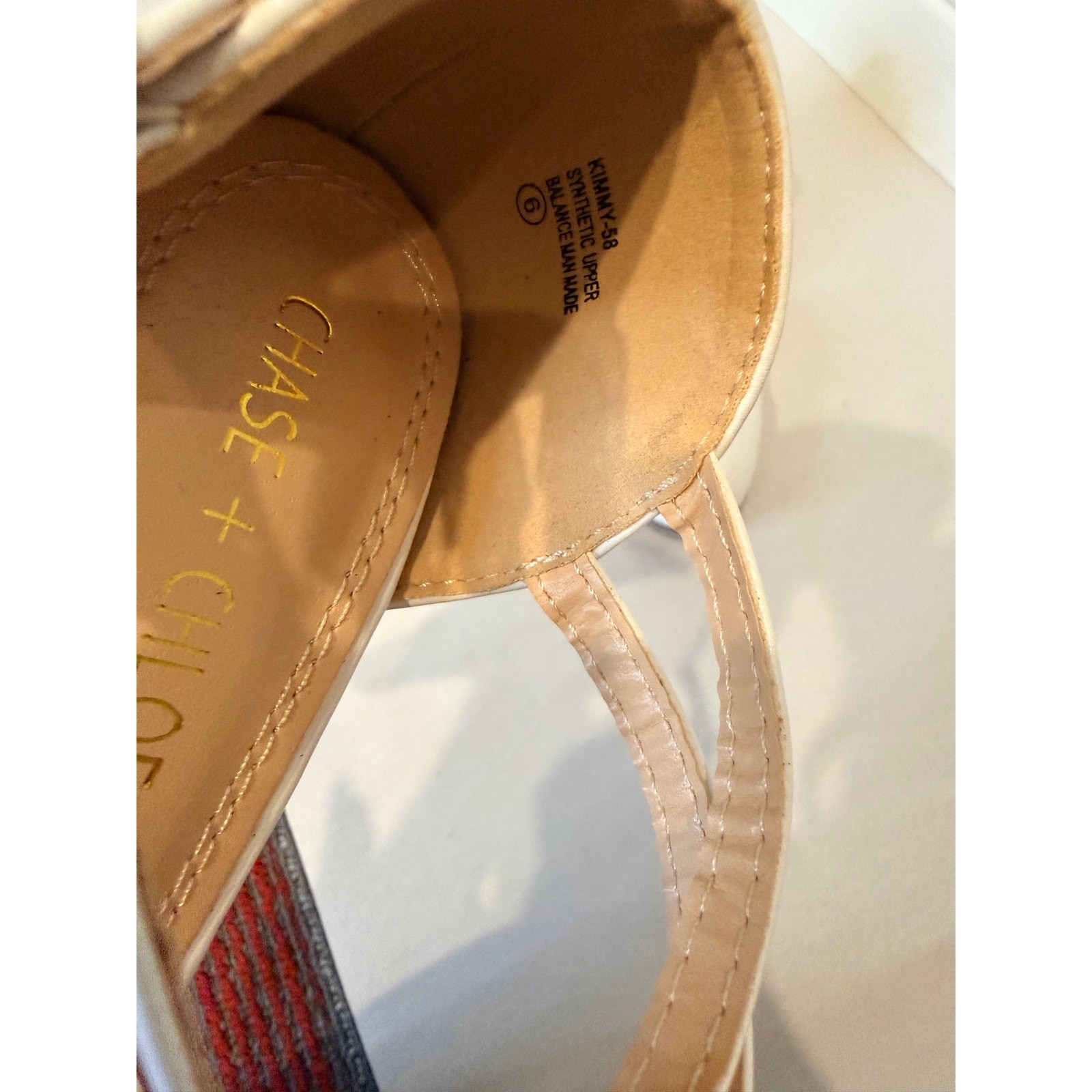 Chase + Chloe White Vintage T-Strap Mary Jane Heels – Size 6 Flaw
