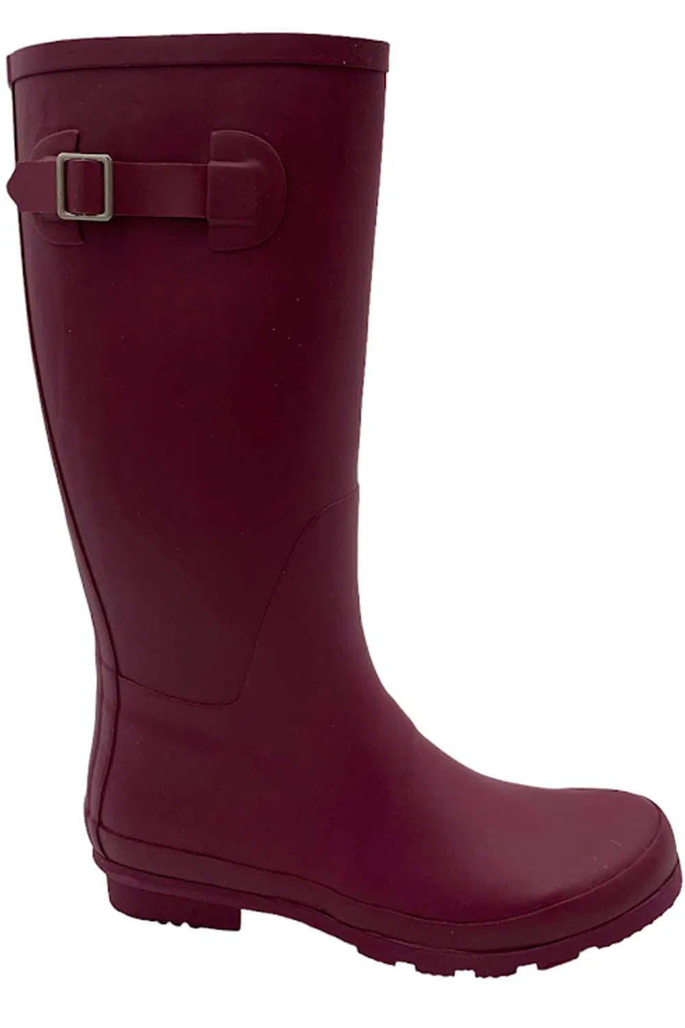 Nomad Retro Chain Pull-On Rain Boots Puddles Matte Berry