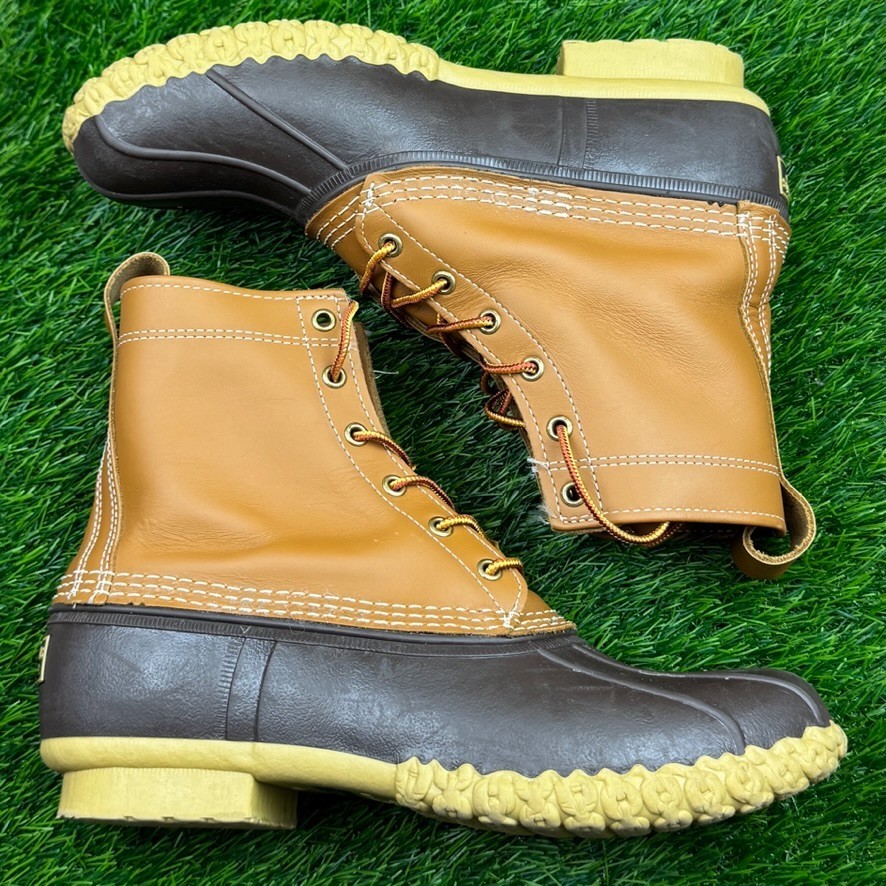 Bean Boots by LL Bean Womens Size 11 Medium B Brown Unlined Duck Hunting Maine