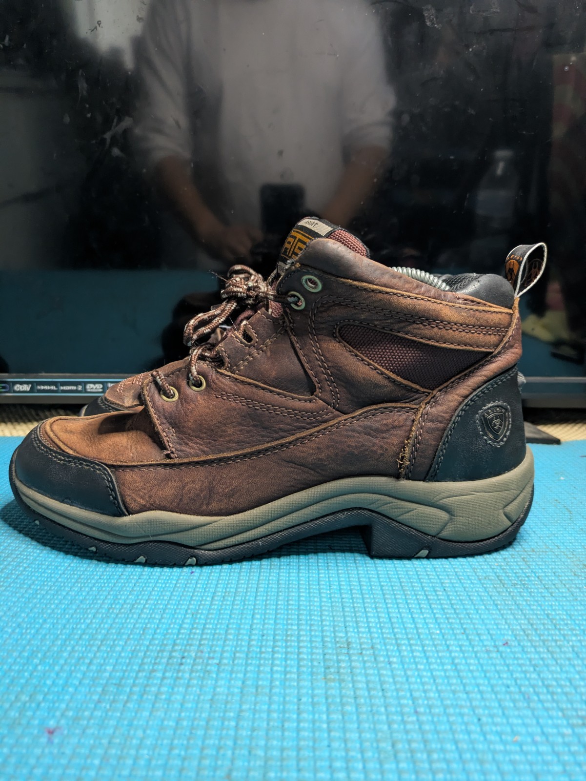 Ariat Terrain Cordovan ATS Work Boots Women 9 Brown Leather 70063