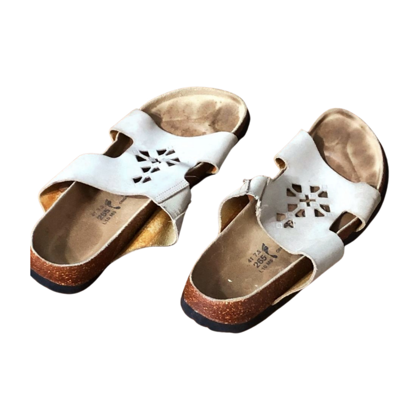 Birkenstock Betula «FAME» US L10/M8 EU 41 Sandal Cut Out Slides beige