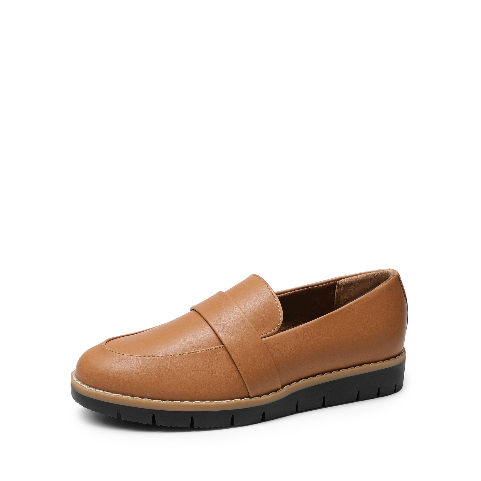 Womens Loafers Faux Leather Casual Shoes Slip On Daily Wear Work Office Loafers