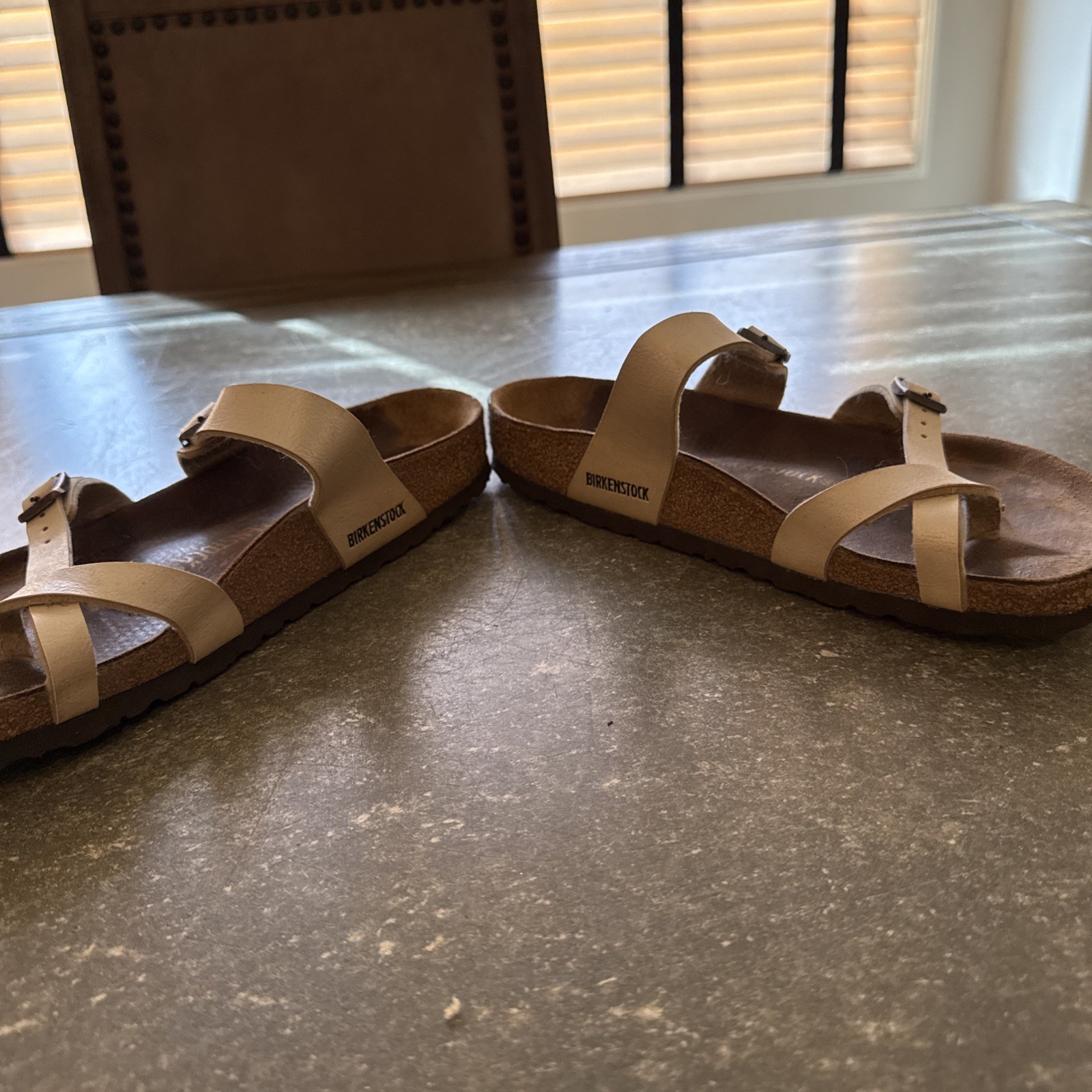 Birkenstock Mayari Women’s Graceful Pearl Strappy Comfy Sandals Size 38 (L7 M5)