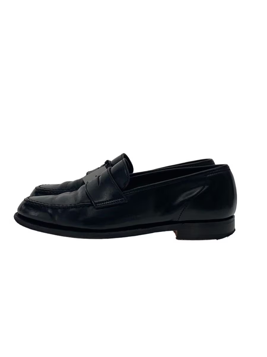 Crockett Jones Loafers Uk5.5 Blk Leather 20313A H01L1 Bf Gy763