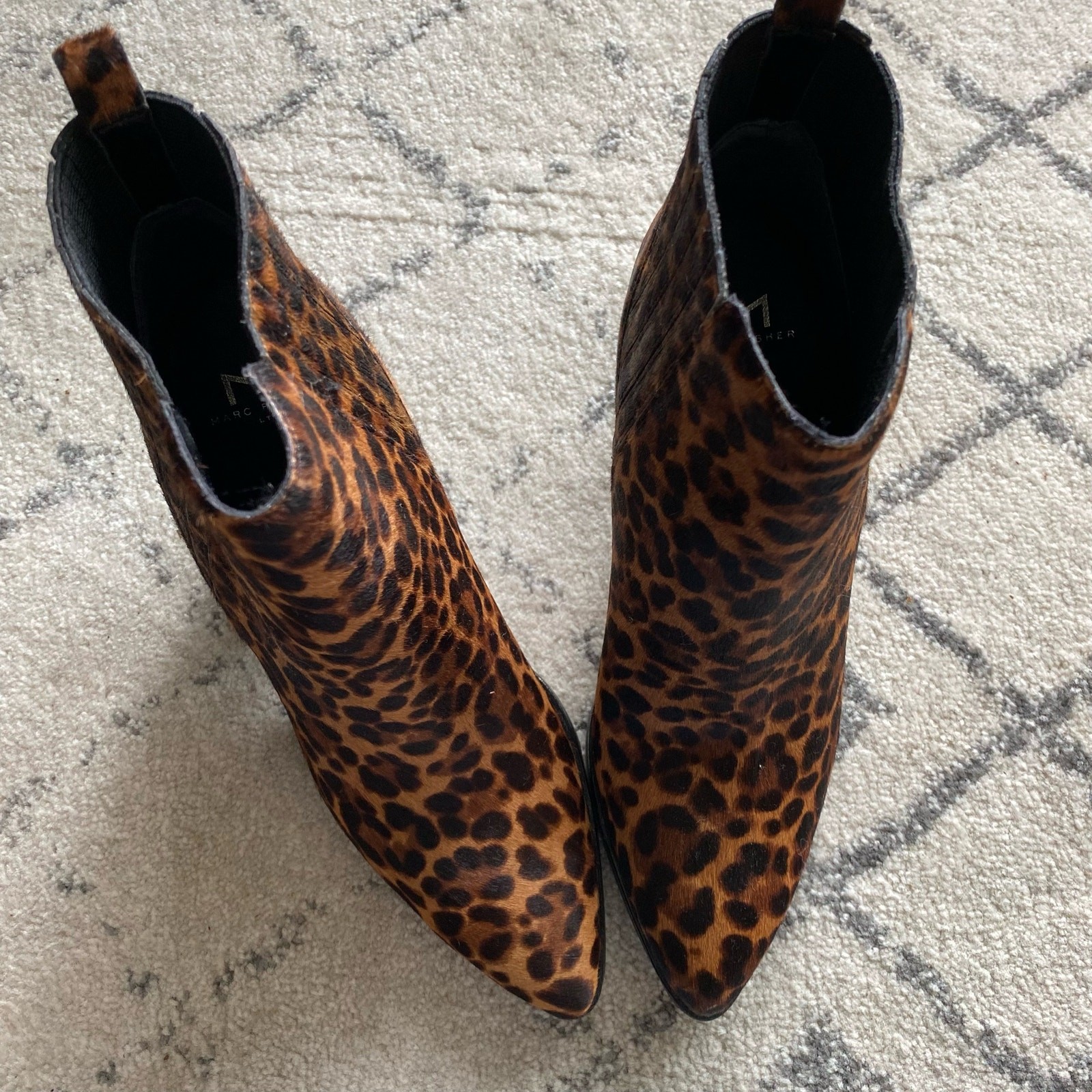 Marc Fisher LTD Alva Genuine Calf Hair Bootie Size 8.5