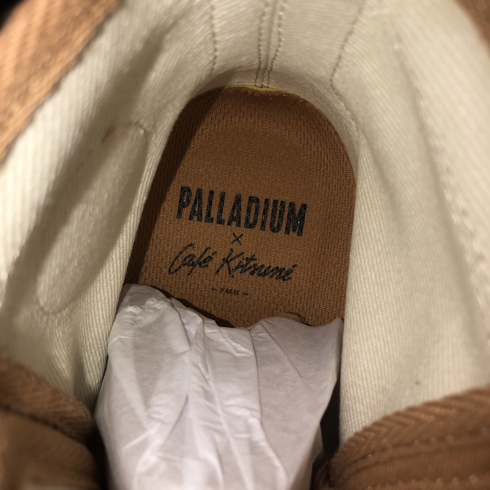 Palladium X Café Kitsune Paris Boots Women’s 6 Pallabrousse Woodlin 37 NEW