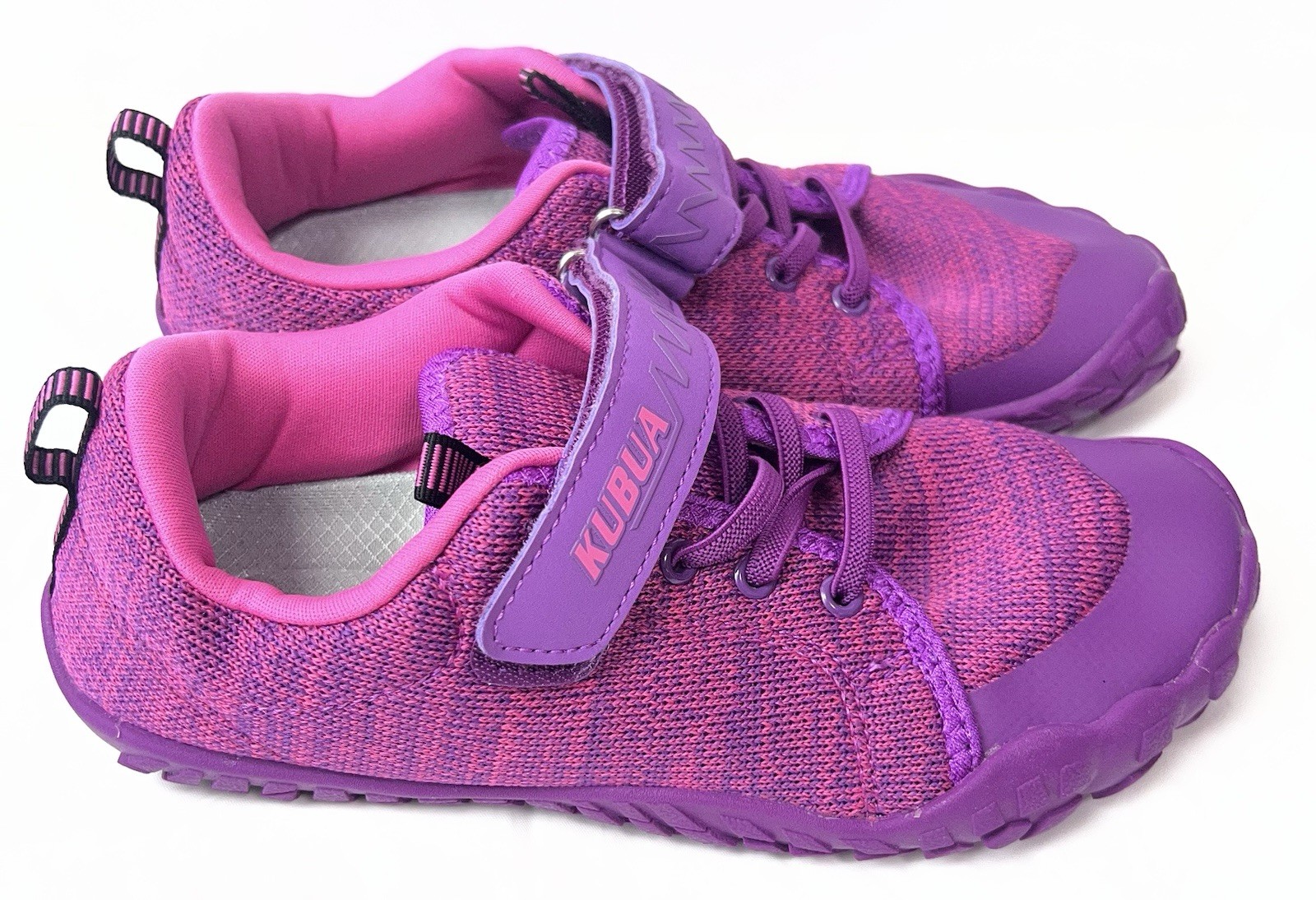 KUBUA Barefoot Shoes Boys Girls Sneakers Naturally 37 Big Kid, A Purple