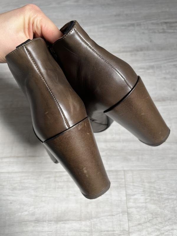 Women Gino Rossi Heels Brown Leather 37.5
