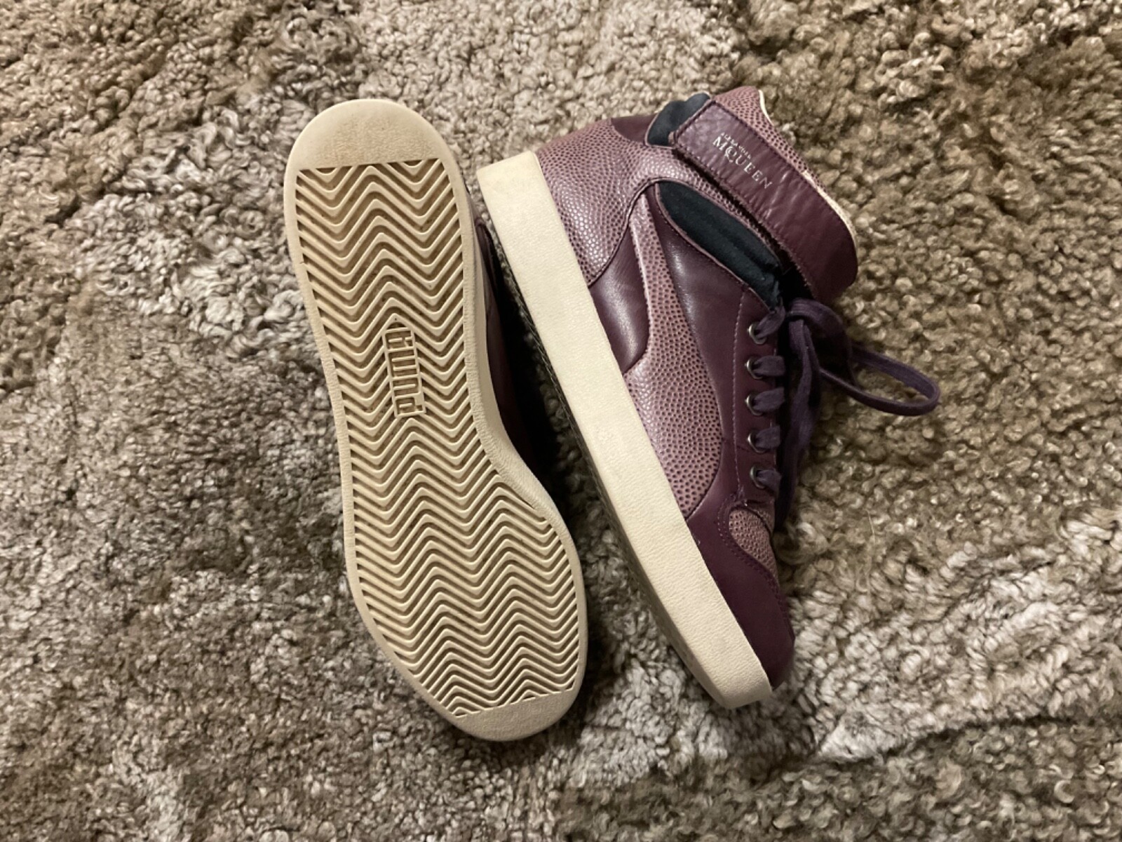 Alexander McQueen collab Puma Trainers size 39 leather