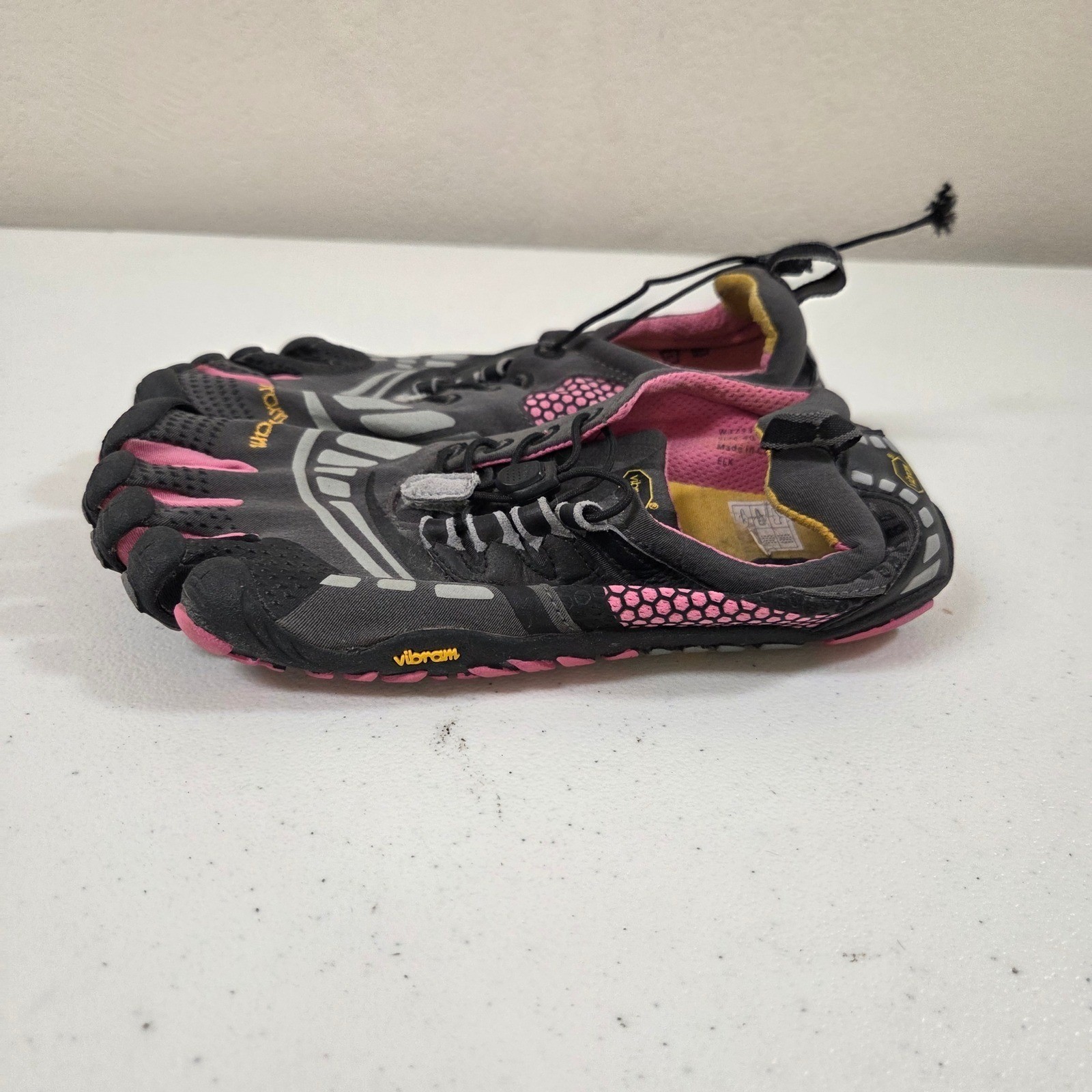 Vibram FiveFingers Bikila LS EU 40 Black Pink Barefoot Running Shoes W3753