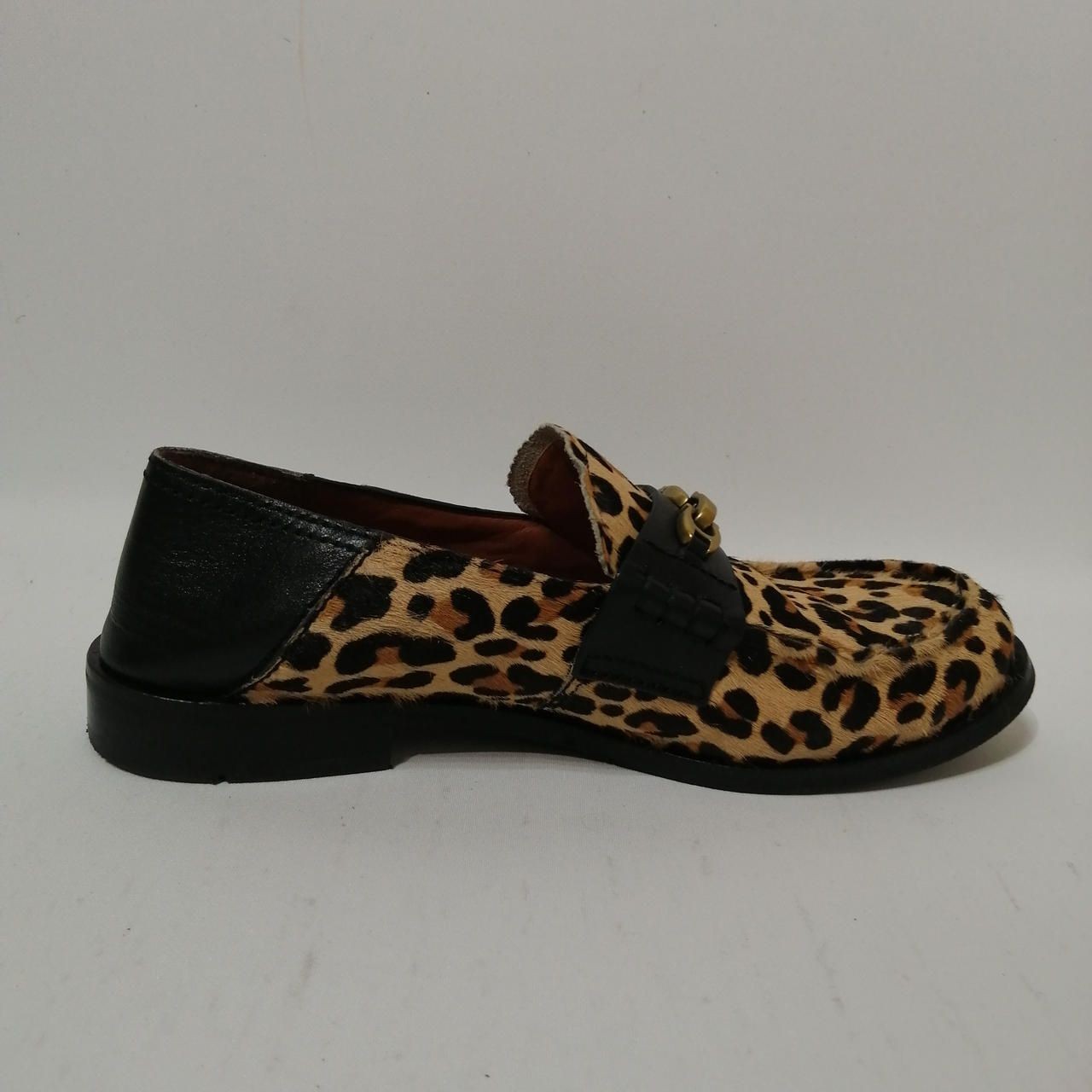 Coach Haraco Loafers Leopard G2426 Used