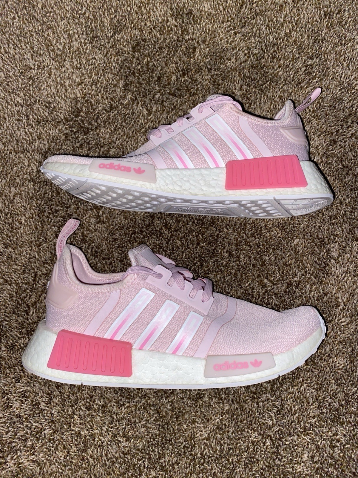 Adidas Originals NMD_R1 IG9970 Womens Sz6 Pink White Boost Running Sneaker Shoes