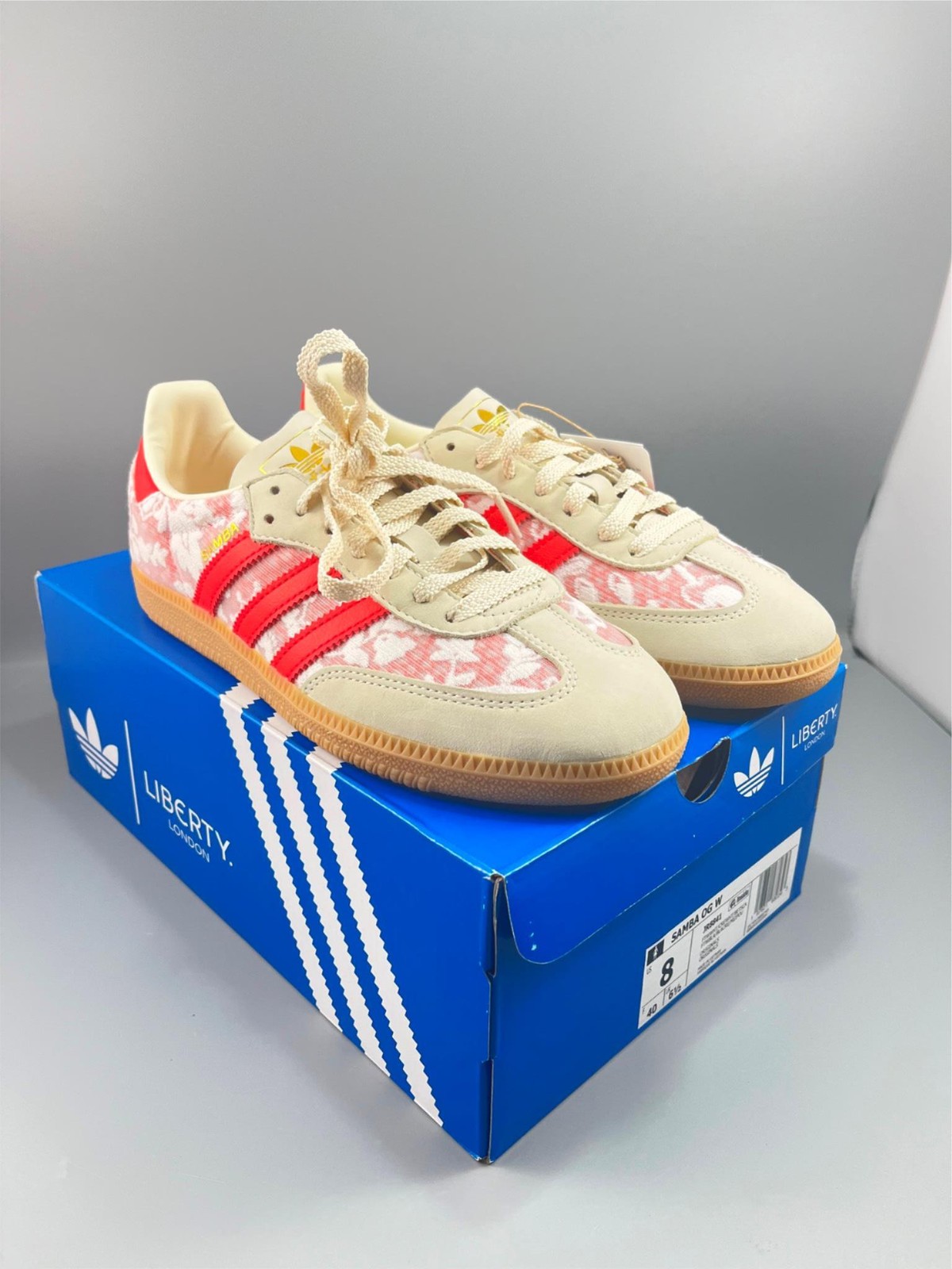 Adidas Samba OG LIBERTY LONDON Better Scarlet JR8841 Women’s Size 6 7 7.5 8 9