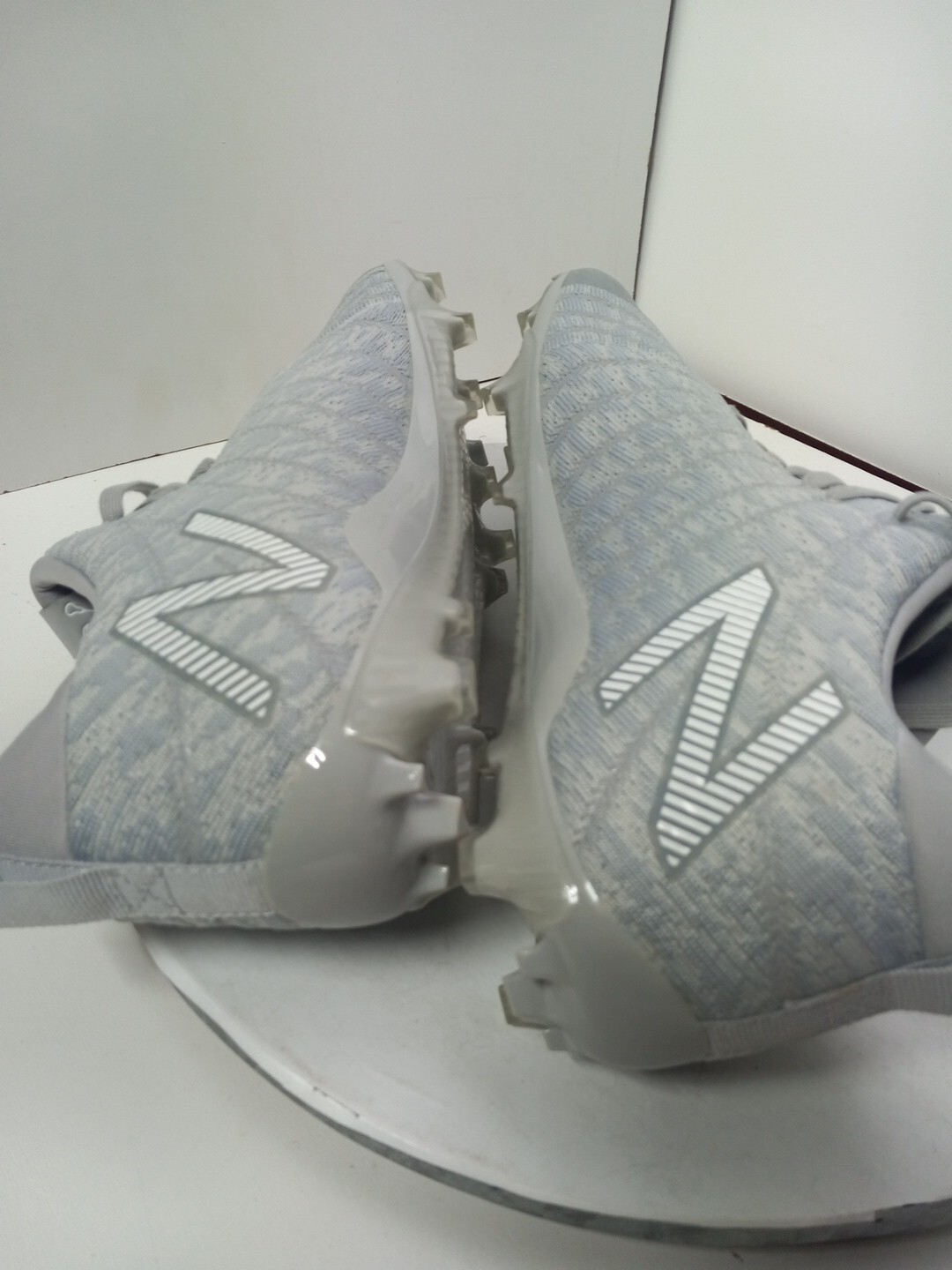 New Balance Burn X Low Gray Lacrosse Cleats Womens Sz 12 D Wide