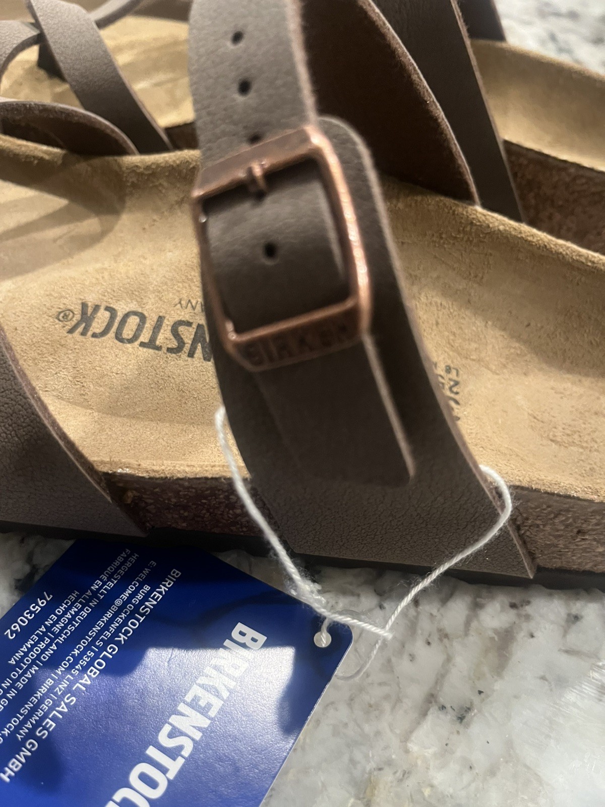 Birkenstock Mayari Women’s Nubuck Sandals – Mocha, Sz 39