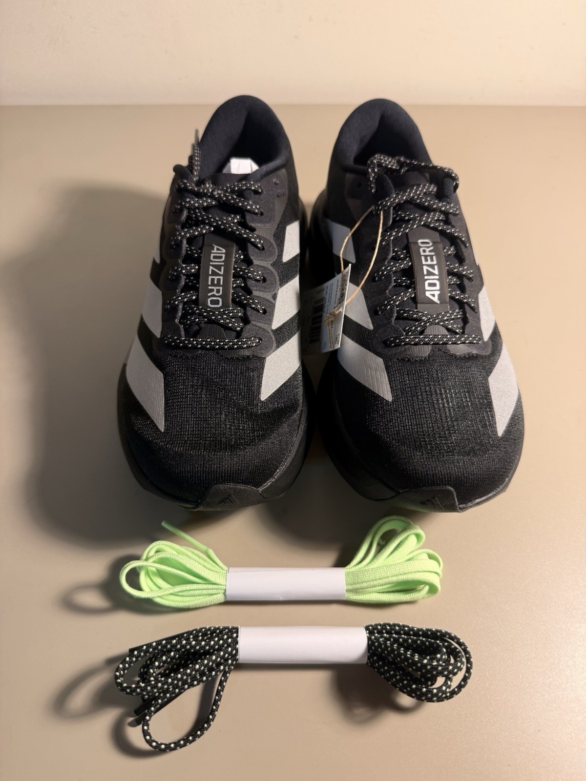 Adidas Adizero Evo SL J Running Shoes 4Y Womens 5.5 Black KK3653 New Box