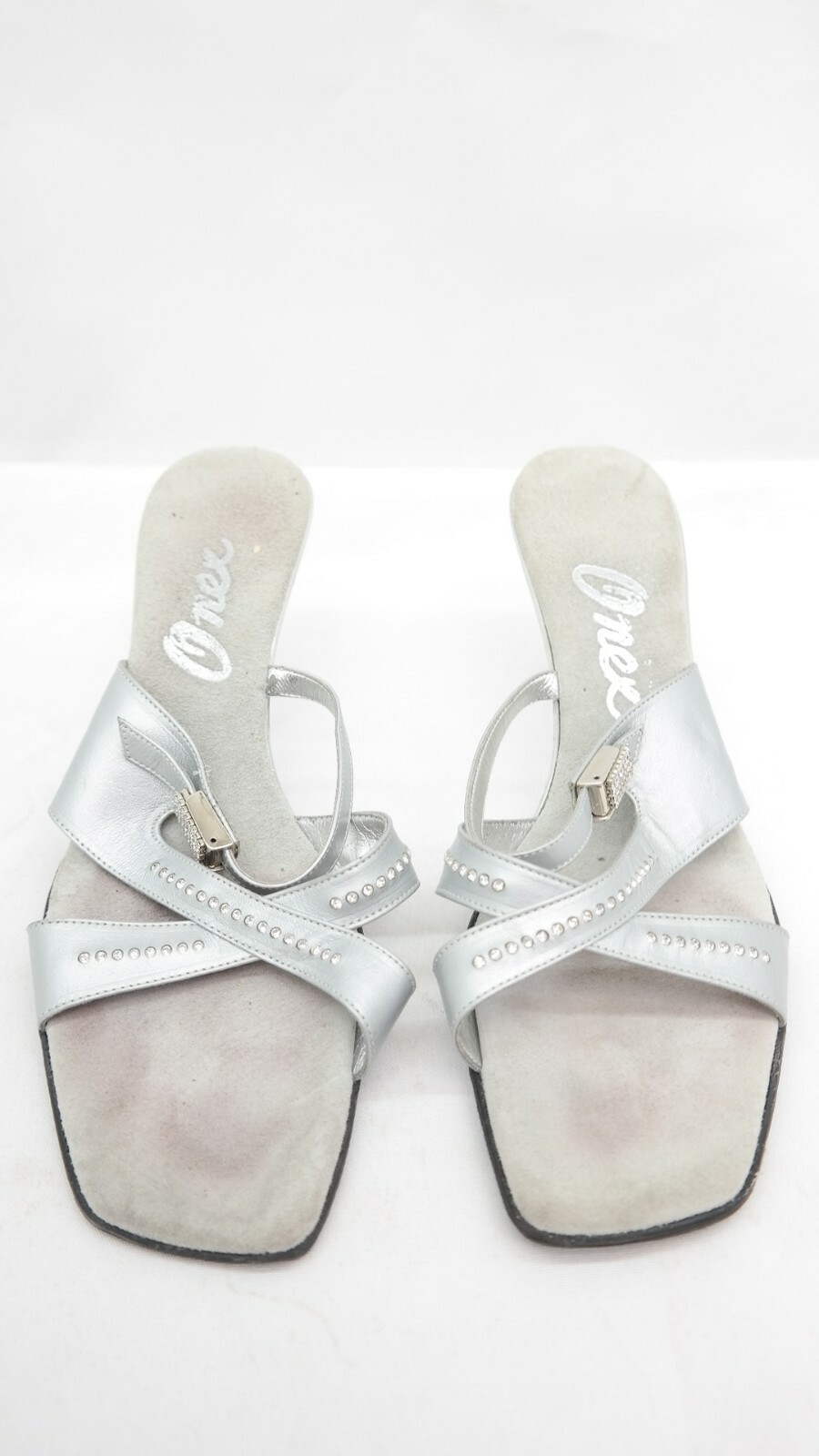 Onee Silver Tone Heels Size 38 TF