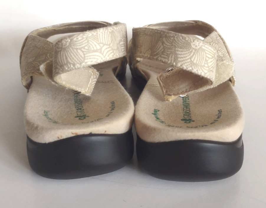 Grasshoppers Lillie Ankle Strap Comfort Purefit Sandals Size 9M NEW