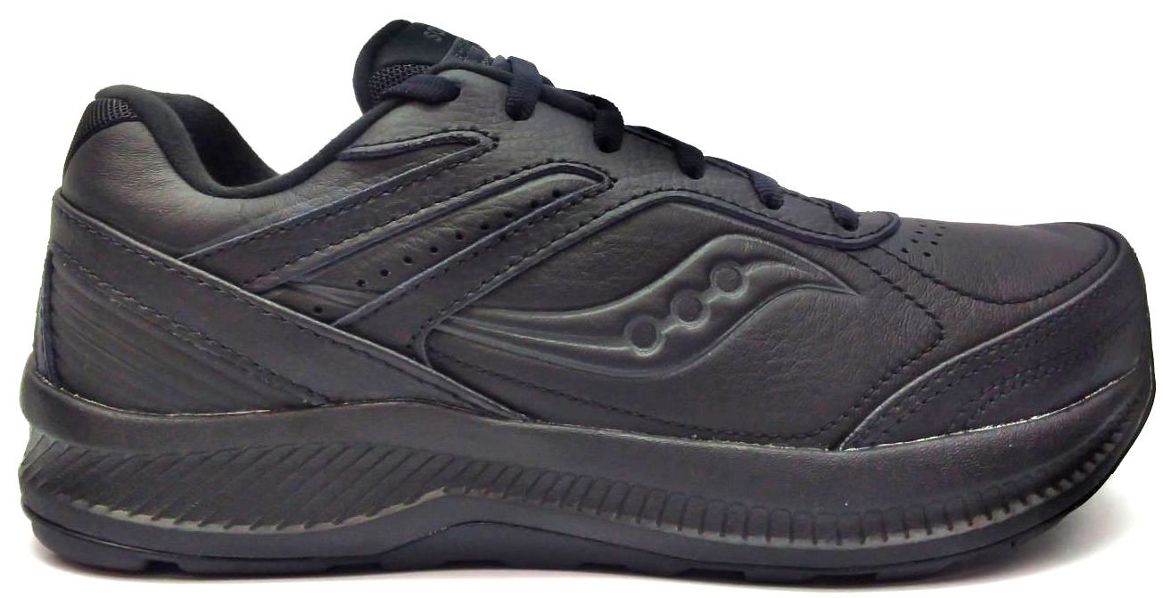 Saucony Women’s Echelon Walker 3 Walking Shoes Leather Lace-up Comfort
