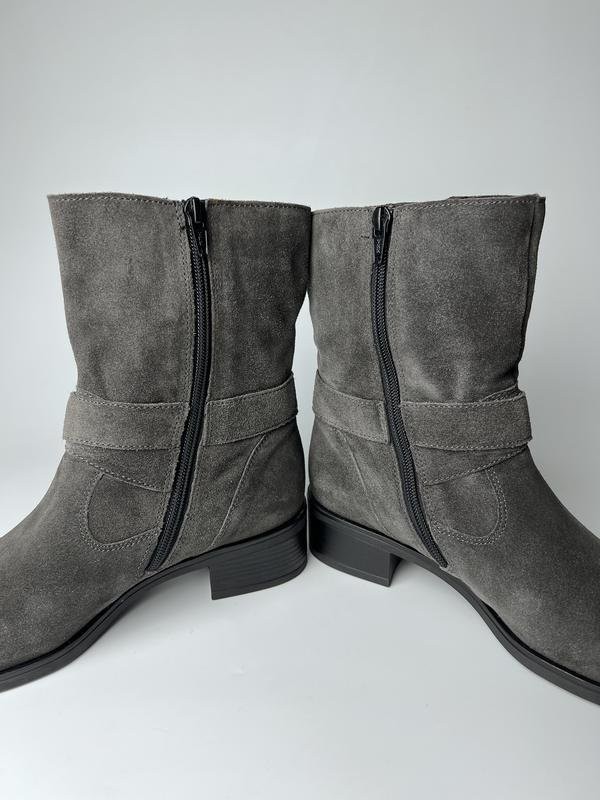 Women Gabor boots grey suede 38 #7TKO