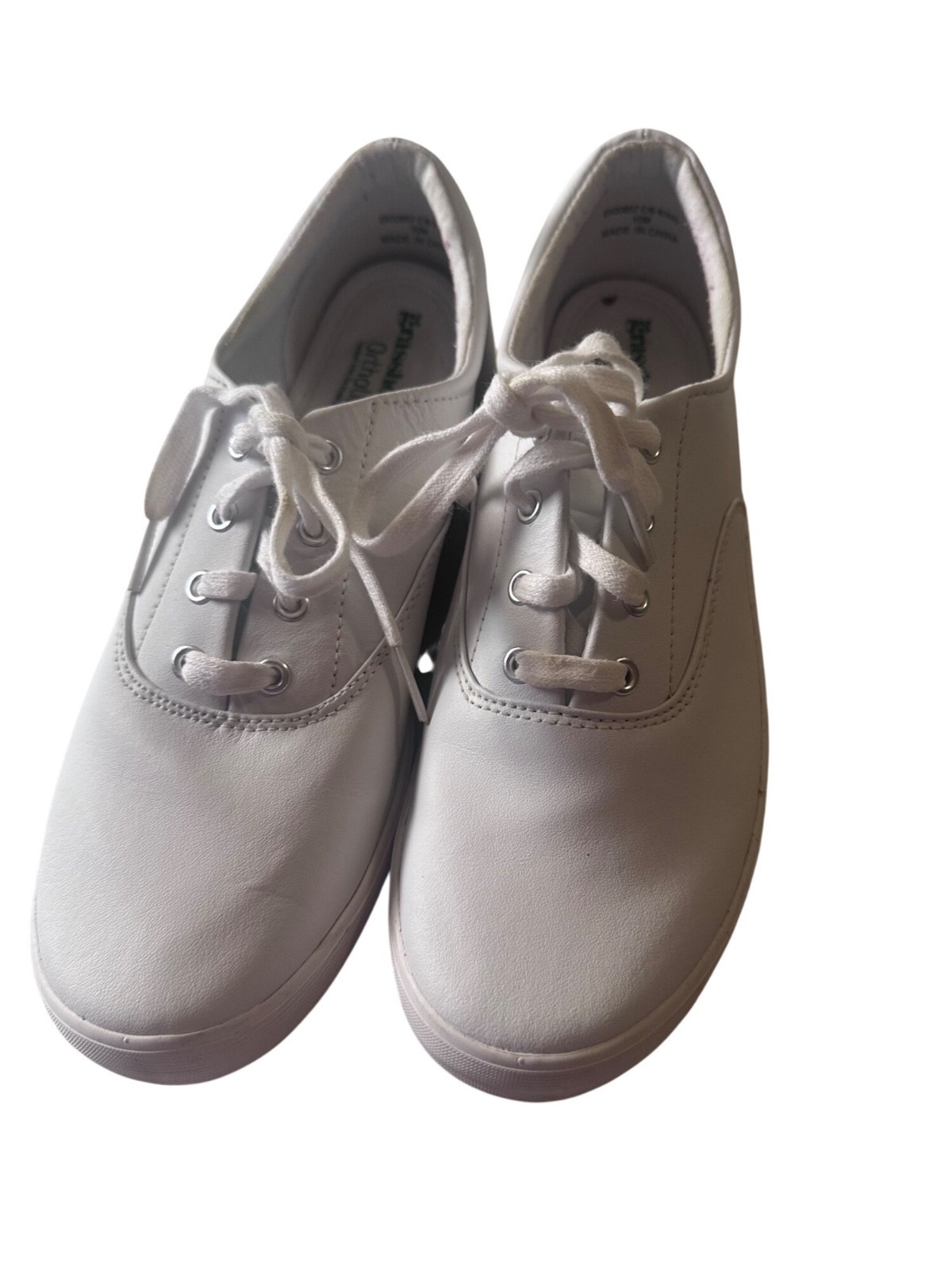 Grasshoppers ortholite white leather sneakers size 10M
