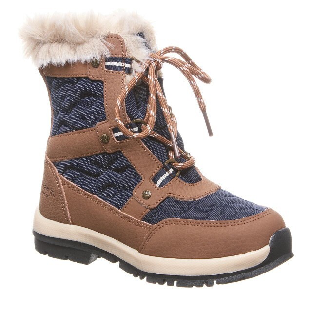 $100 BEARPAW🐾 Marina Boots | Nylon & Leather Upper | Wool Blend | Hickory | 6