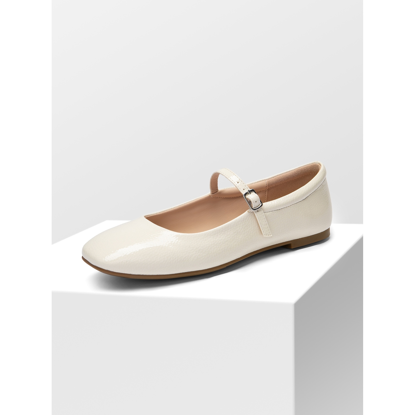 Dream Pairs Women Ballerina Flats Square Toe Flat Shoes Mary Jane Shoes
