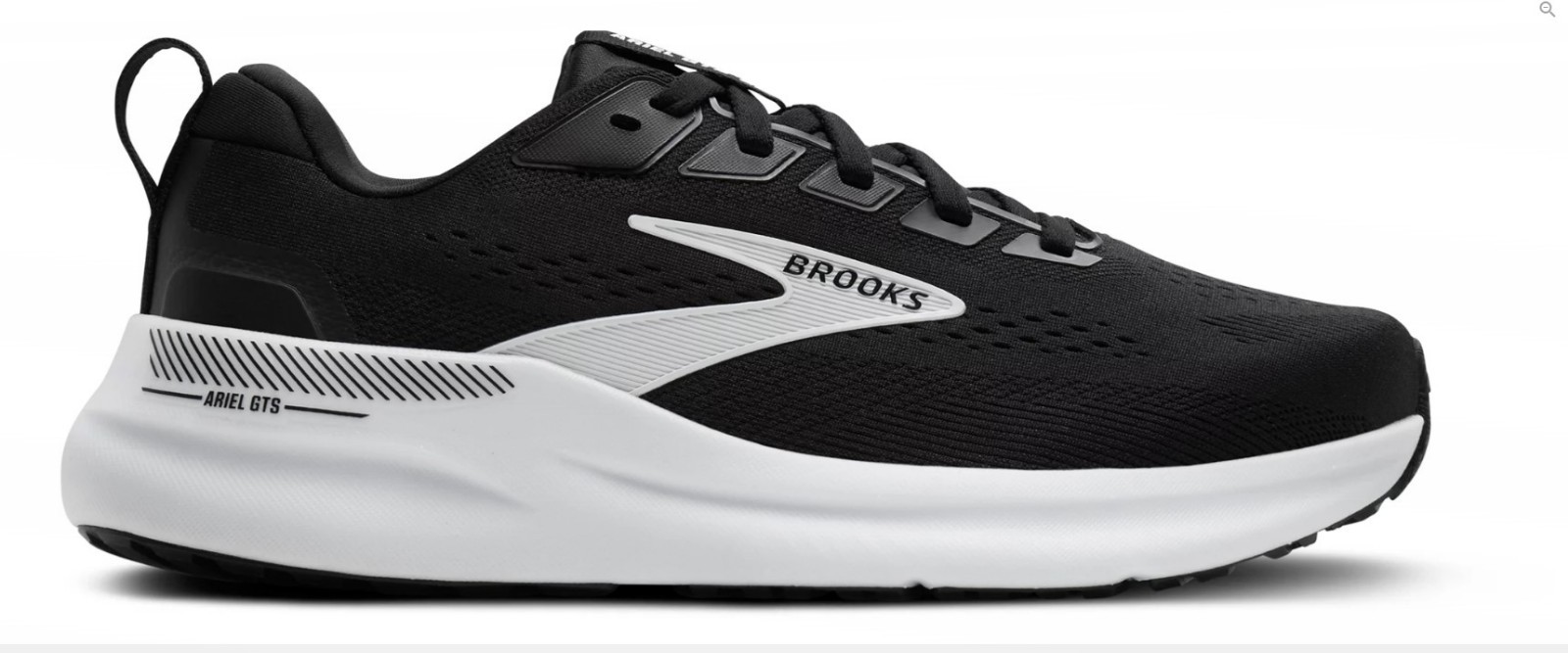 Brooks Women’s Ariel GTS 26 Running Shoes, Black/Grey/White (NEW)