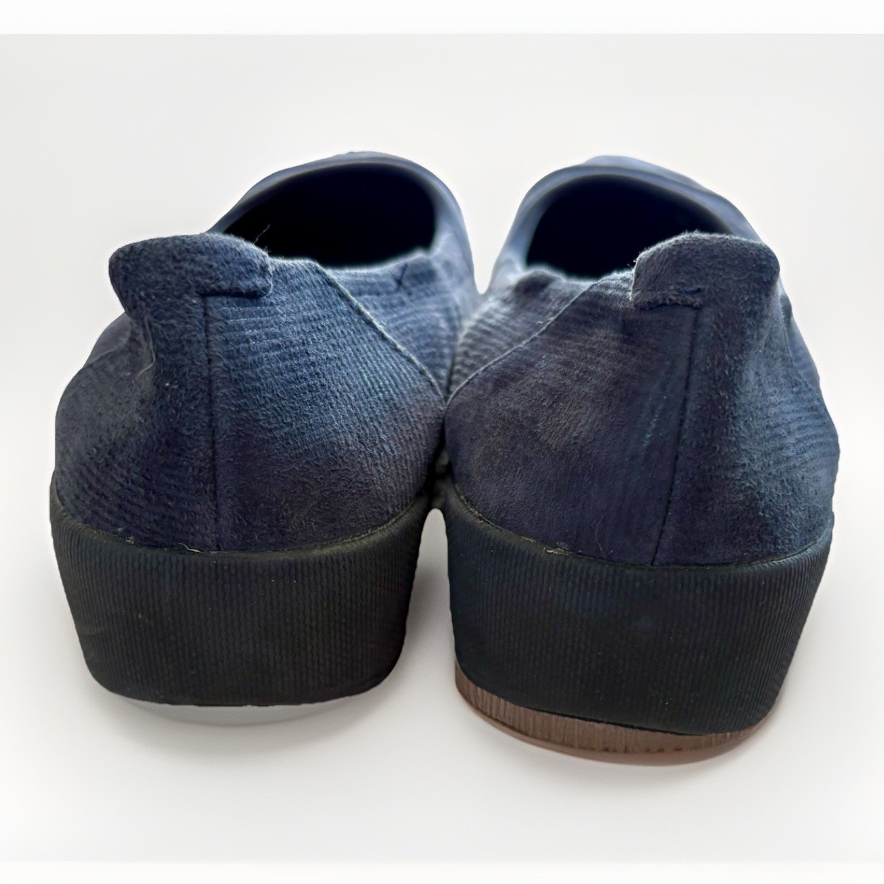 Fit Flop 2 Women’s Casual Cap-Toe Ballet Flats Navy Leather EU 36.5 US 6
